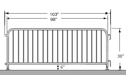 F38 barricade specifications